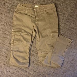 Army green cargo pants